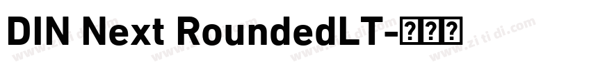 DIN Next RoundedLT字体转换